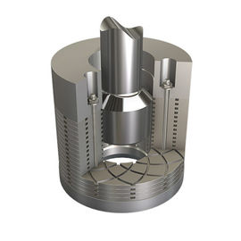 Material de asiento trasero del metal de la eliminación de la cavitación del posicionador de la válvula de control del diamante