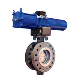 Válvula de control eléctrica criogénica del ANSI PN16 DN300 de los SS