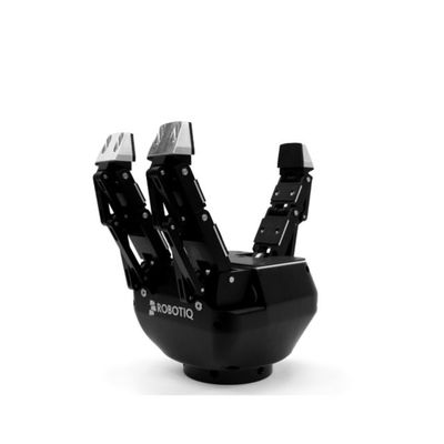 Agarrador del robot adaptante del finger de ROBOTIQ 3 combinado con el robot colaborativo de AUBO i5 para escoger el robot