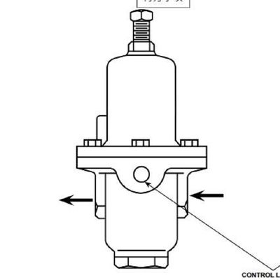 Reguladores de presión industriales de la serie MR95 en compacto y de gran capacidad y directo-actuados de Fisher Valve