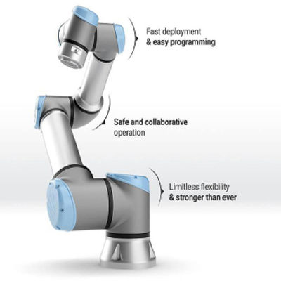 Robot colaborativo UR3 con el eje 6 y alcance los 550m del maxmium y playload 3kg para el robot de soldadura de mig