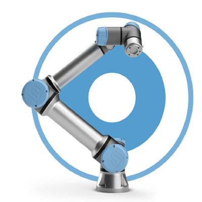 Robot colaborativo UR10e con el cobot de 6 ejes y el alcance del maxmium 1300 milímetros y playload 10kg para el robot de soldadura de mig