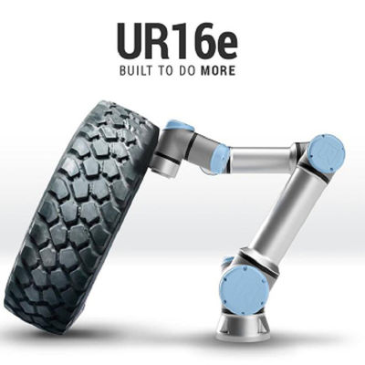 Robot colaborativo UR16e con el cobot y alcance 900m m de 6 ejes del maxmium y playload 16kg para el robot de soldadura de mig