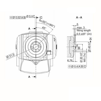 Brazo del robot de Kuka de la automatización del sitio limpio R700-2 del KR 6
