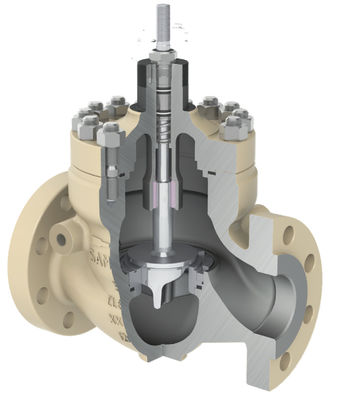 Samson Globe Valve 3251combination con los actuadores para regular el flujo o la temperatura