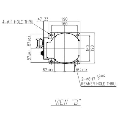 La carga útil 4kg de HH4L 6 AXIS alcanza robots de la manipulación de materiales de la máquina de la asamblea de la flexibilidad de la alta exactitud de 1131m m los altos