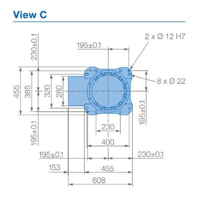 6 alcance 2236m m de la carga útil 110kg del brazo GP110 del robot de AXIS para dar material