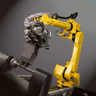 M-710iC/50 la carga útil 7kg alcanza el brazo del robot industrial de 717m m 6 AXIS
