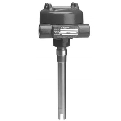 Interruptor llano ultrasónico de Magnetrol 910 series usadas como medida llana