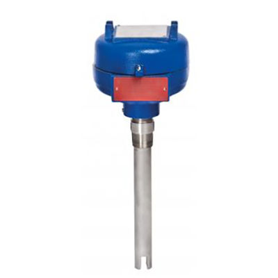 Interruptor llano ultrasónico de Magnetrol 910 series usadas como medida llana