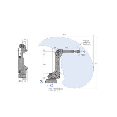 Manipulación del robot de MOTOMAN GP180 con el robot industrial de la carga útil 180KG para la máquina echada dado