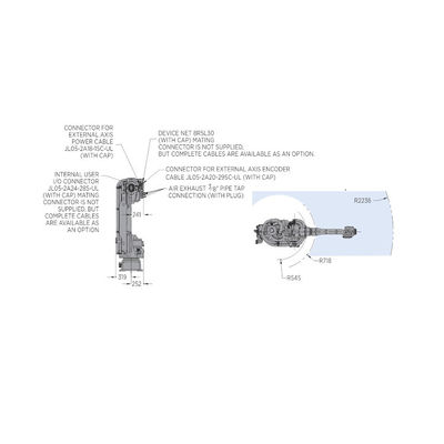 Brazo 6 AXIS del robot con el robot industrial de la carga útil de GP88 88KG para la máquina de la selección y del lugar