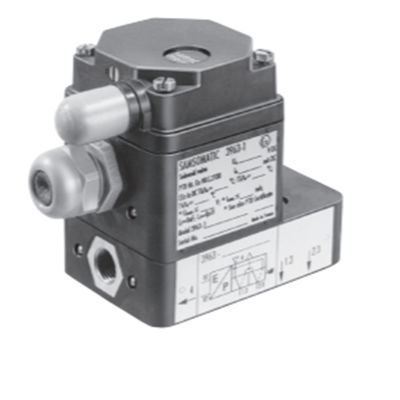 Válvula electromagnética de Samson Type 3963 para controlar el actuador neumático