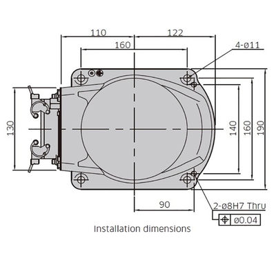La carga útil 7kg de RS007N alcanza el diseño compacto de alta velocidad de 730m m 6 AXIS que maneja el robot
