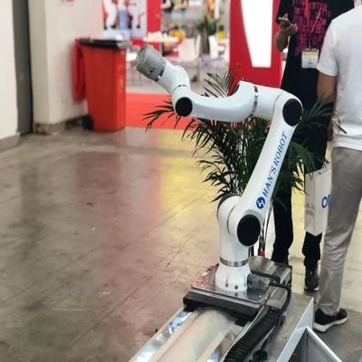 Brazo robótico colaborativo de 6 ejes Elfin E03 con posicionador de soldadura CNGBS para automatización del robot de soldadura