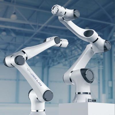 Brazo robótico colaborativo de 6 ejes Elfin E03 con posicionador de soldadura CNGBS para automatización del robot de soldadura