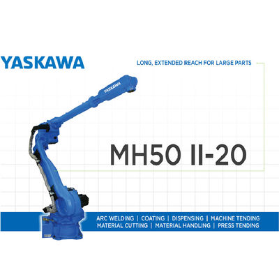 Brazo MH50II-20 del robot de 6 AXIS con la carga útil 20KG para la soldadura AL ARCO y las máquinas de capa