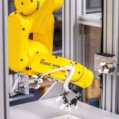 Pequeño compañero 200iD de LR del brazo del robot de 6 AXIS para rociar el brazo robótico industrial