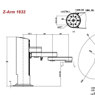 Cargando y descargando la selección y el lugar del Z-brazo 1632 4 AXIS de Hitbot del robot como Cobot