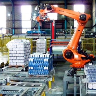 PA R3200 del KR 120 de la máquina del CNC del robot que empalieta con el alcance de 3195M M para el equipo de manipulación de materiales