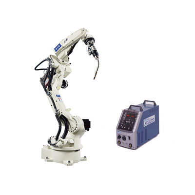 Robot de soldadura automática de 6 AXIS OTC FD-B6 con la soldadora de DM350 Mig