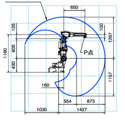 Brazo 7 AXIS del robot del robot de soldadura FD-V6S para TIG Welding As Robotic Welding