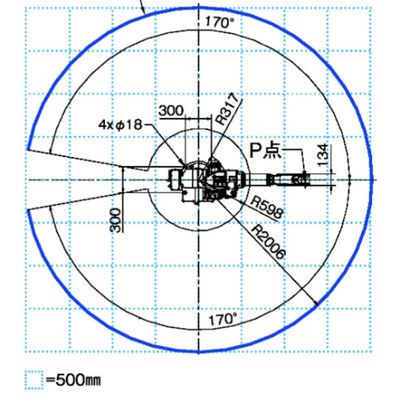 Soldadora automática de los soldadores DM350 MIG del ARCO de AXIS FD-V8L del robot industrial 6