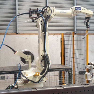 Soldadura de Mig FD-B6 con el otro brazo robótico industrial de los soldadores DM500 6 AXIS del ARCO