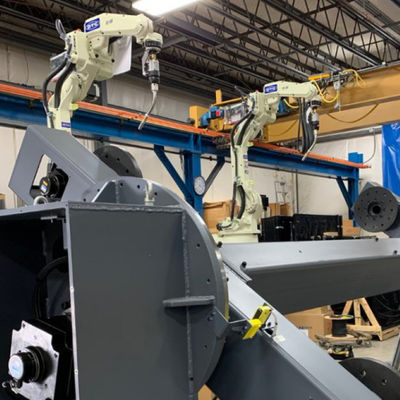 La otra carga útil del robot FD-B6L 6kg de los soldadores DM350 OTC del ARCO como soldadora