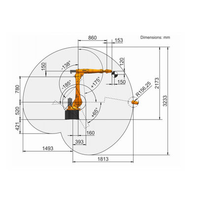 6 robots robóticos de For Handling Industrial del regulador del KR R1810 C4 del KR 20 del brazo de AXIS