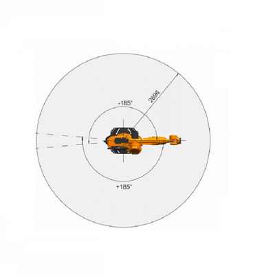 robot industrial del brazo robótico industrial de 6 ejes con la carga útil clasificada del robot industrial del kuka de 210 kilogramos