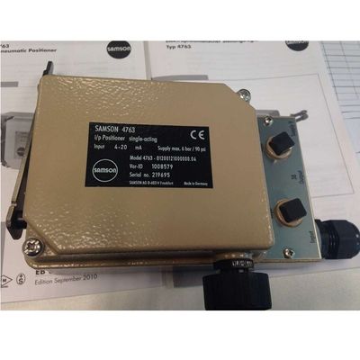 Posicionador electroneumático de Samson 4763 con las piezas de la válvula para el posicionador de Valve As Valve del regulador