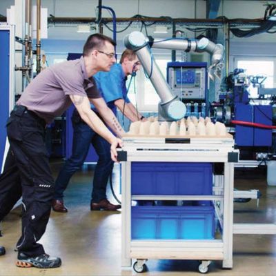 Brazo robótico del robot de montaje UR16e 6 AXIS para el robot colaborativo electrónico