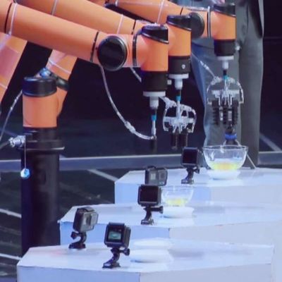 Cobot AUBO I16 6 AXIS para cargar y descargar como robot colaborativo