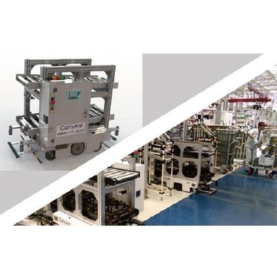 El rodillo doble AGV-GDS500/1000/2000 de la manera de la alta carga útil funciona con el robot industrial como AGV del rodillo