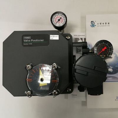 El posicionador electroneumático 3720 añade el convertidor eléctrico 3722 del cuerpo de válvula como posicionador de la válvula