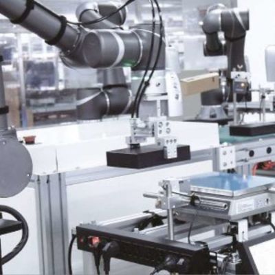Manipulación del brazo robótico colaborativo 6 AXIS del robot TM5M-900 Cobot como robot de Cobot