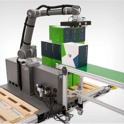 Automatización del brazo robótico de soldadura OMRON TM12 6 Ejes Brazo robótico como robot colaborativo