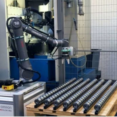 Automatización del brazo robótico de soldadura OMRON TM12 6 Ejes Brazo robótico como robot colaborativo