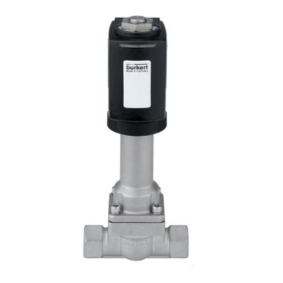 Tipo 6026 válvula del émbolo con 2/2-way Medio-separado para de actuación directa de la válvula de control de Burkert