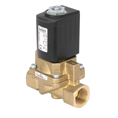 Tipo 6407 de Burkert como válvula de pistón ayudada serva 2/2-Way conveniente para el gas y el vapor del cuerpo de válvula