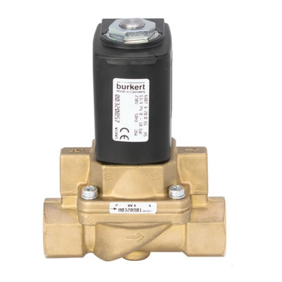 Tipo 6407 de Burkert como válvula de pistón ayudada serva 2/2-Way conveniente para el gas y el vapor del cuerpo de válvula