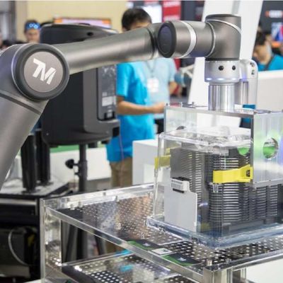 Brazo robótico colaborativo OMRON TM12M Robot Arm 6 AXIS como robot de Cobot