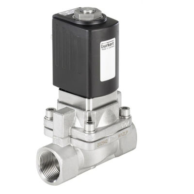 Tipo 5406 válvula de Burkert de pistón con 2/2 manera para Servo-ayudado utilizado como válvula electromagnética