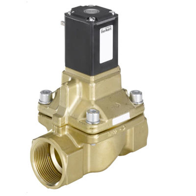 Tipo 5404 válvula electromagnética de Burkert con 2/2-Way Servo-ayudado como válvula de pistón de las piezas de la válvula