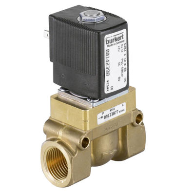 Tipo 5404 válvula electromagnética de Burkert con 2/2-Way Servo-ayudado como válvula de pistón de las piezas de la válvula