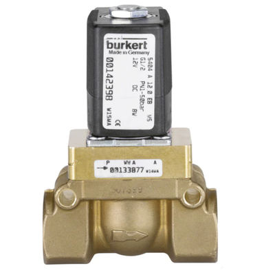 Tipo 5404 válvula electromagnética de Burkert con 2/2-Way Servo-ayudado como válvula de pistón de las piezas de la válvula