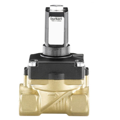 Cuerpo de válvula compacto del tipo 6211 manera de la válvula de diafragma 2/2 Servo-ayudada como válvula electromagnética