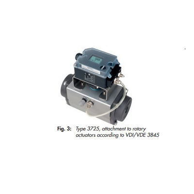 Posicionador electroneumático de Samson 3725 del posicionador de la válvula como accesorios de la válvula con las válvulas