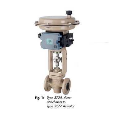 Posicionador electroneumático de Samson 3725 del posicionador de la válvula como accesorios de la válvula con las válvulas